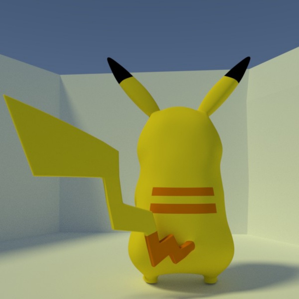 Pikachu 3D model preview image 3